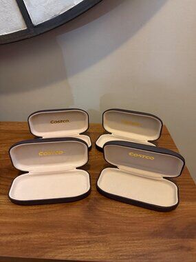Costco Clip-On Sunglass Hard Clam Shell Travel Cases Total of 4 EMPTY